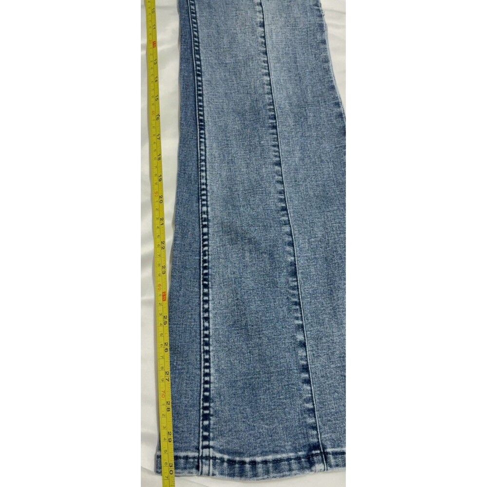 NWT Free People We The Free High-Rise Pull-On Flare Jeans In Light Blue Wash 28 - Picture 6 of 10